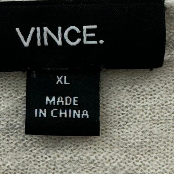 VINCE Men’s Sweater Rolled Neck Beige Wool Cashmere Size XL - Picture 4 of 5